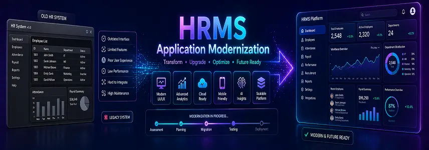 HRMS application modernization services